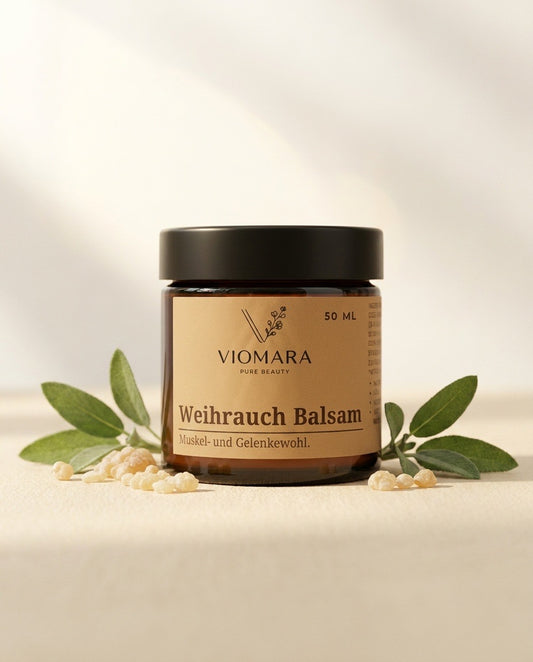 Weihrauch Balsam 50 ml | Muskel- und Gelenkewohl | Natürliche Pflege | VIOMARA
