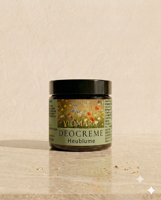 Deo-Creme Heublume 60g | Natürliche Aluminiumfreie Deodorant Creme | VIOMARA