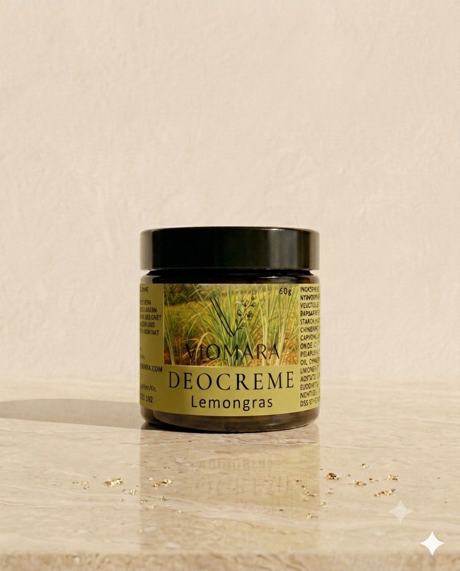 Deo-Creme Lemongrass 60g | Natürliche Aluminiumfreie Deodorant Creme | VIOMARA
