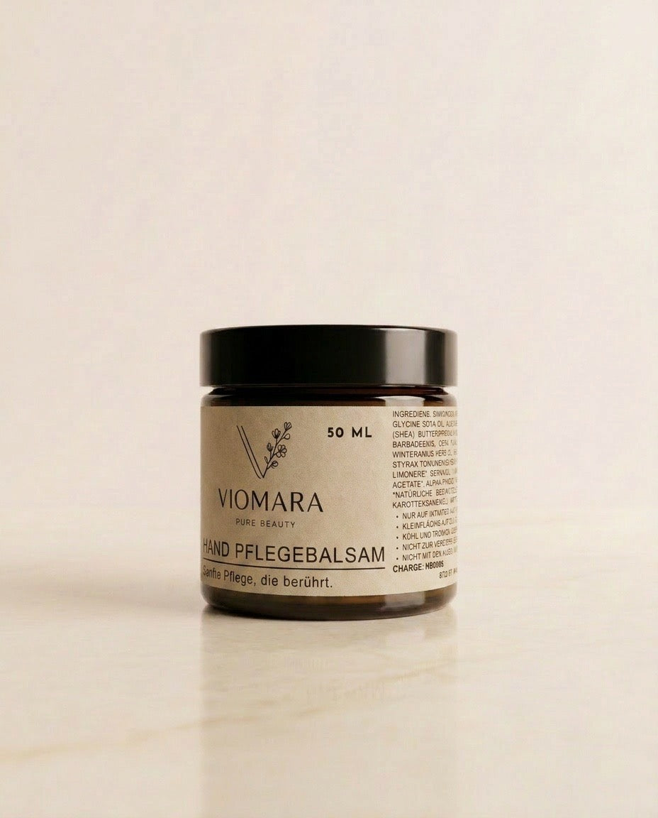 Hand Pflegebalsam 50 ml | Sanfte intensive Pflege für trockene Hände | VIOMARA